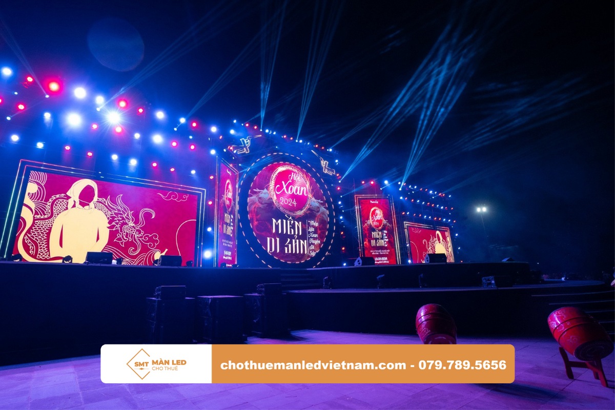 SMT chuyên cho thuê thiết bị chiếu sáng với dàn ánh sáng sang xịn mịn